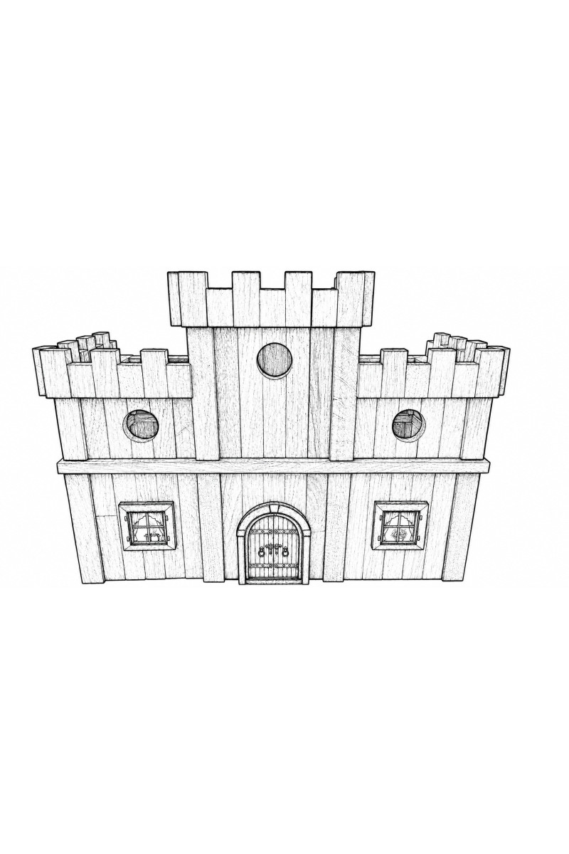 Stavebnice vrabčí budky Hrad | Postav budku